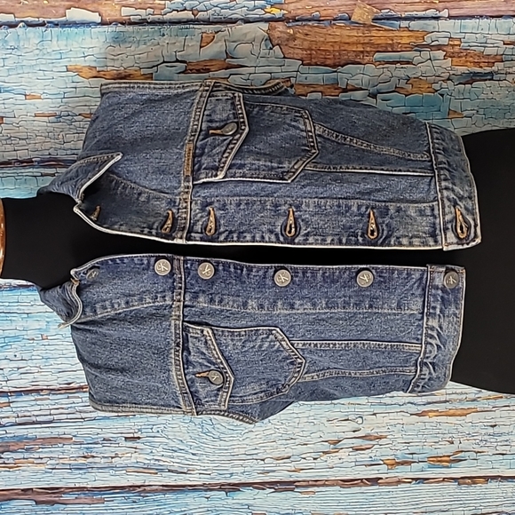 Calvin Klein Jackets & Blazers - Vintage 90s CK Calvin Klein Denim Blue Jean Vest